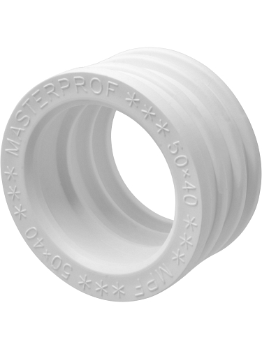 Манжета для канализации белая ТЭП 50х40 удлин. MPF, МР-У