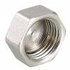 Заглушка 1/2" внутренняя резьба, ник., лат., VALTEC