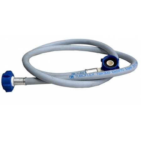 Шланг наливной,  1.0 м "TUBOFLEX"  для стиральной и посудомоечной машины,  пакет