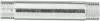 Бочонок удлин.  1/2"  75 (100) мм латунь никель TRm 06174
